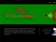 Tablet Screenshot of chuckprint.co.za